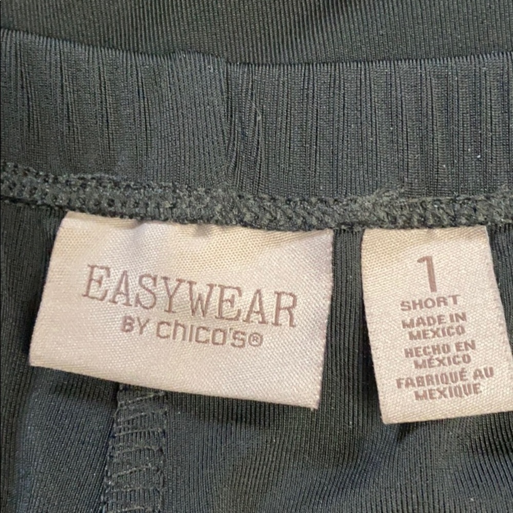 Easy Wear Chico’s Flawless Pants black sz 1 Short - Picture 4 of 7